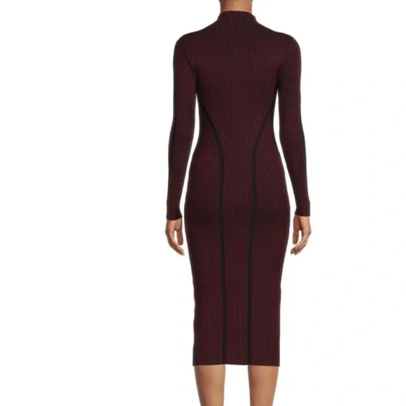 french connection bodycon dress French Connection Navy and Red Striped Bodycon Dress